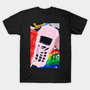 Recycled Mobile Phone cases - PINK T-Shirt